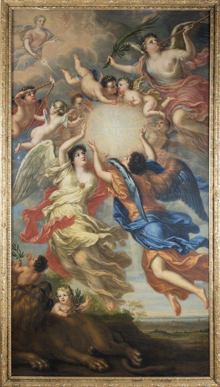 Allégorie de Charles XI de Suède et Ulrique Éléonore de Danemark et de Norvège - David Klöcker Ehrenstrahl