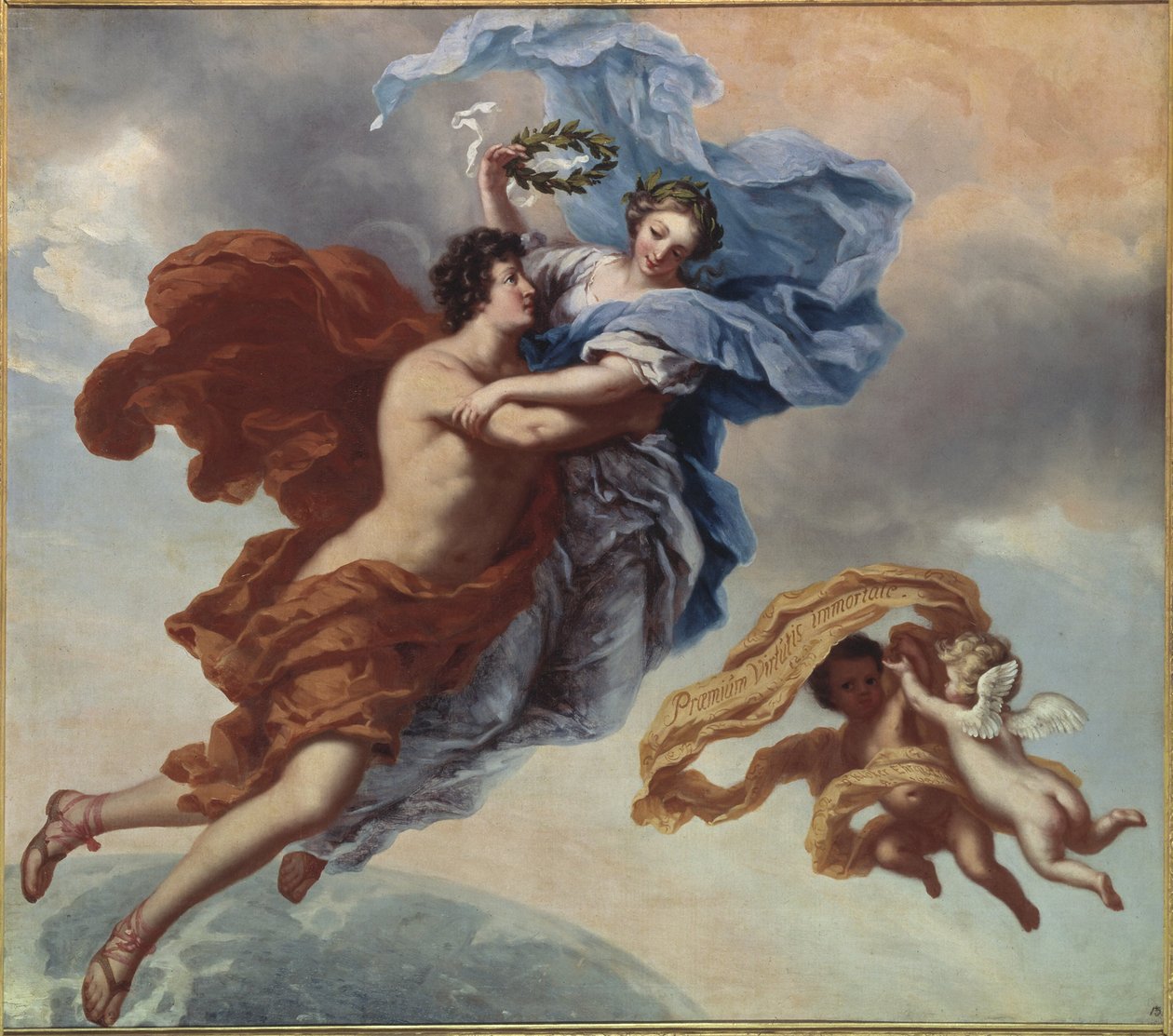 La récompense de la vertu, 1680 - David Klöcker Ehrenstrahl