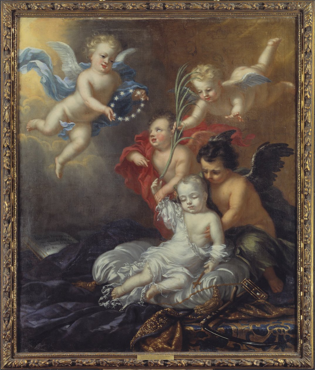 Ulrik (1684-1685), prince de Suède, allégorie de sa mort - David Klöcker Ehrenstrahl