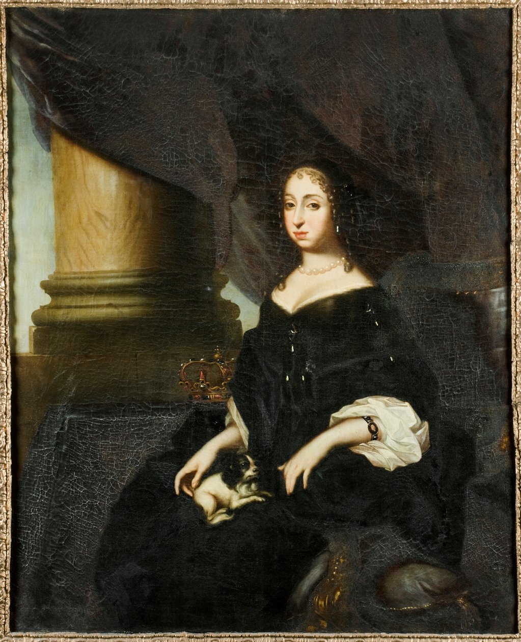 Portrait de Hedvig Eleonora de Holstein-Gottorp 1636-1715, reine de Suède, c. 1670 - David Klöcker Ehrenstrahl