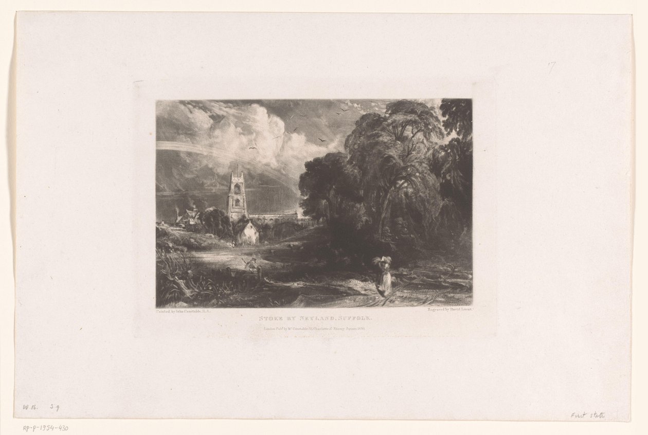 Vue de Stoke-by-Nayland - David Lucas