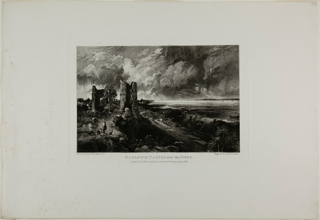 Château de Hadleigh près du Nore - David Lucas