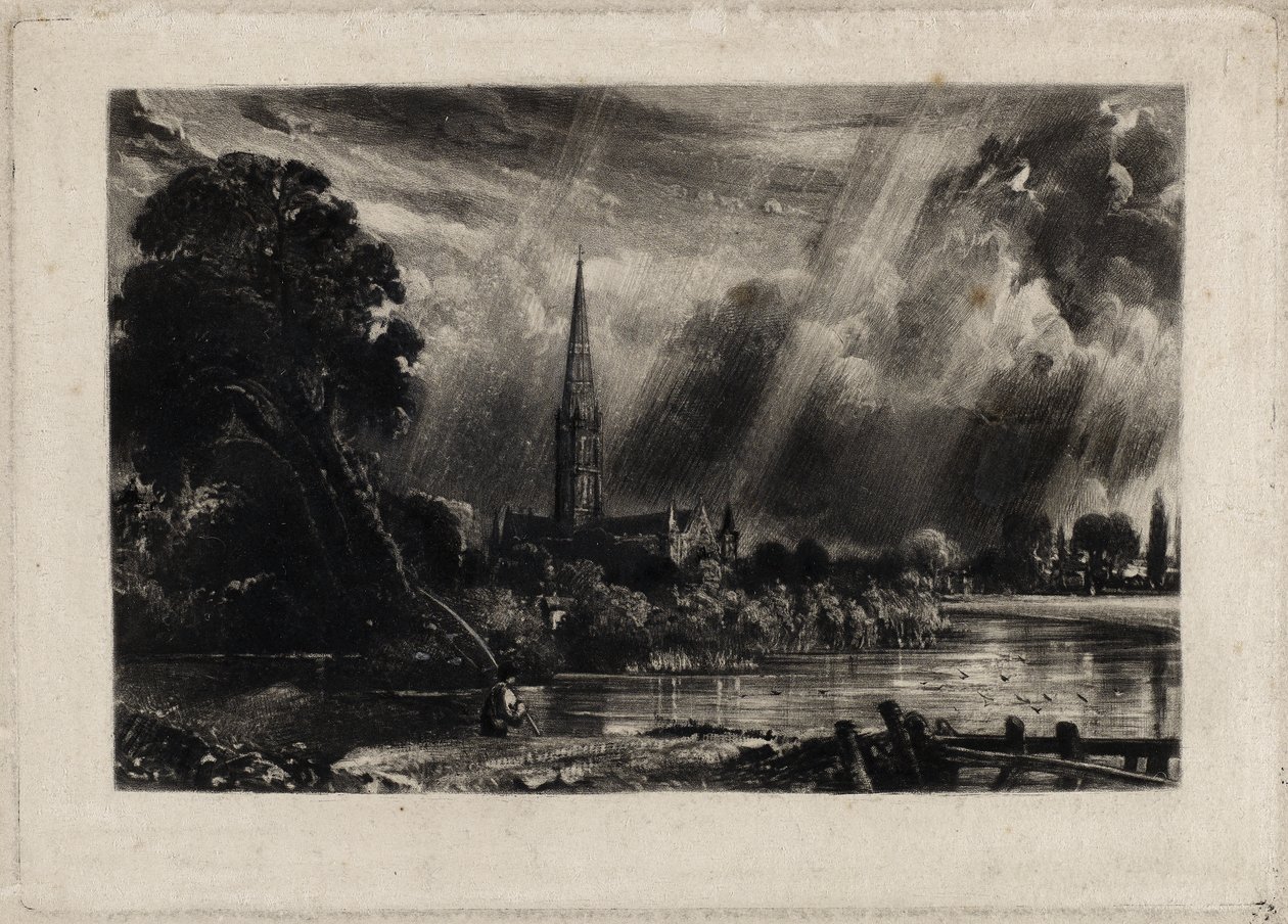 Cathédrale de Salisbury, c.1832 - David Lucas