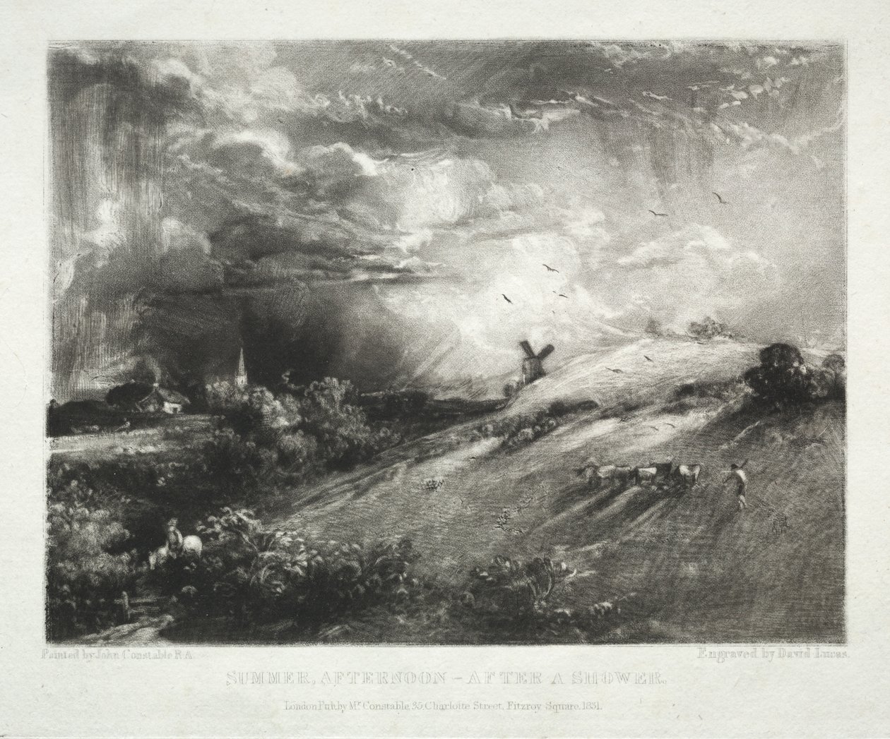 Divers sujets de paysage, caractéristiques du paysage anglais d