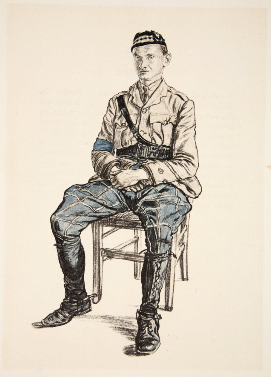 Un officier des Highlands, illustration de 