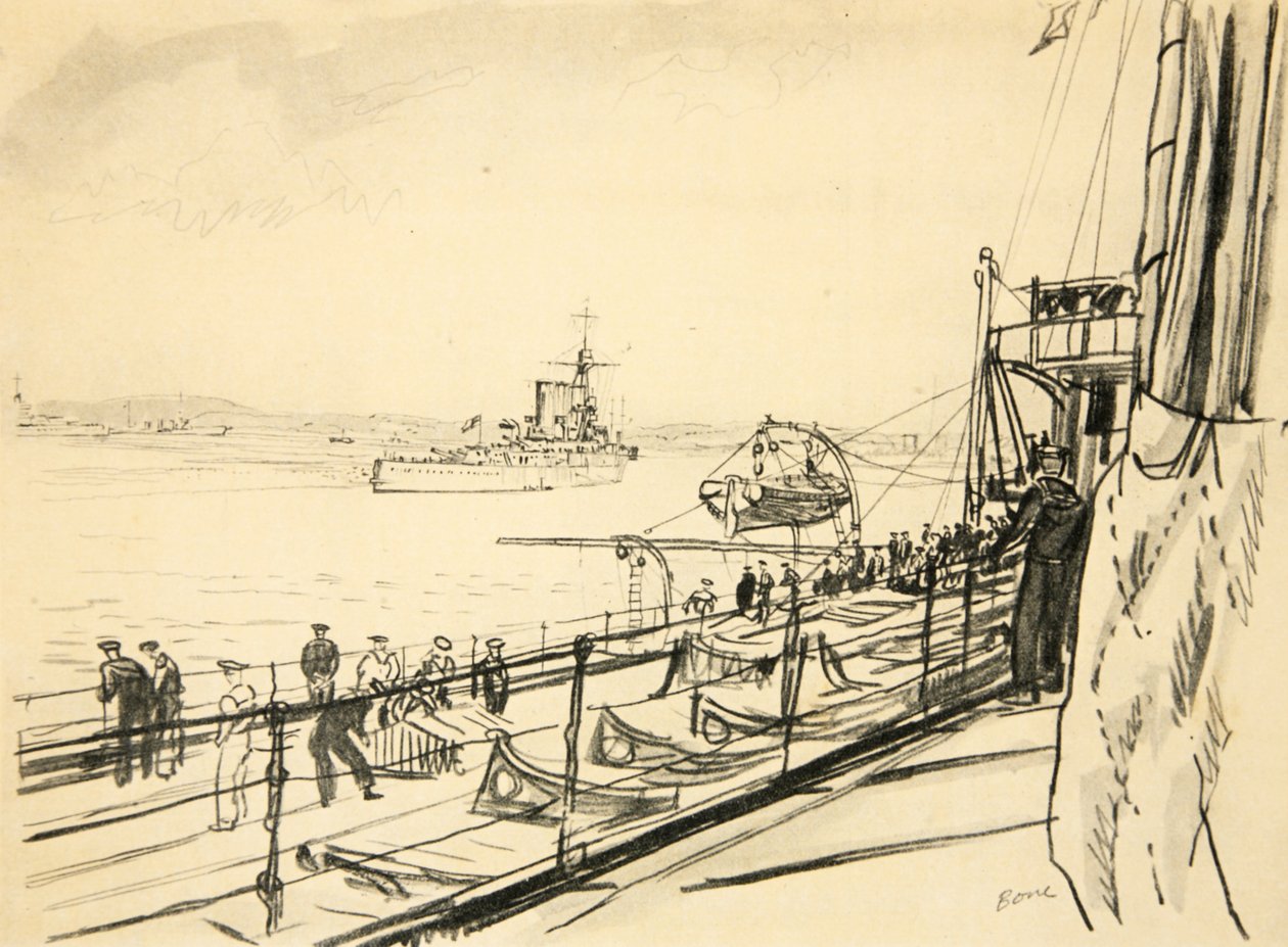 Depuis le pont arrière d