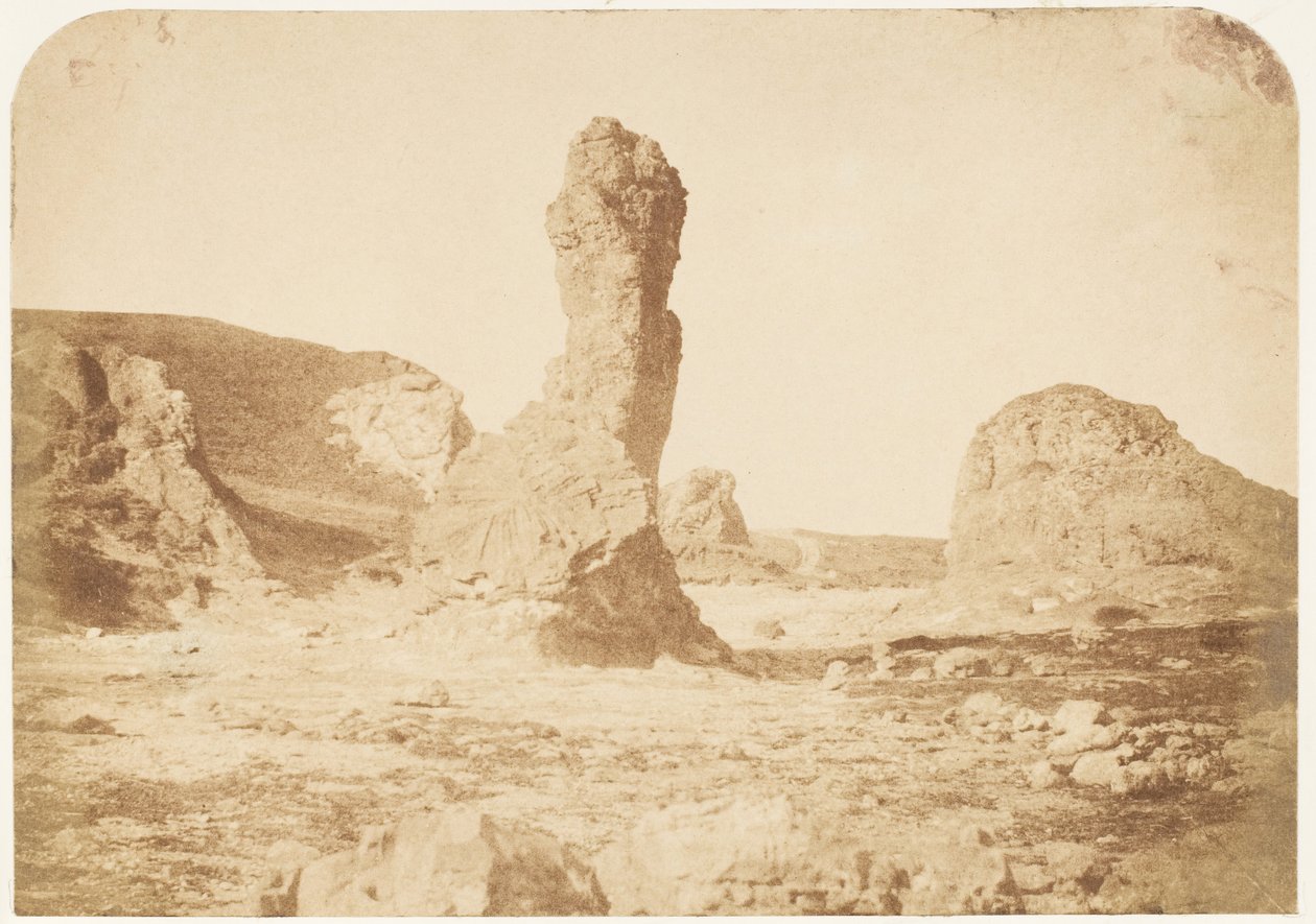 St. Andrews. The Spindle Rock, 1843-47 - Hill and Adamson