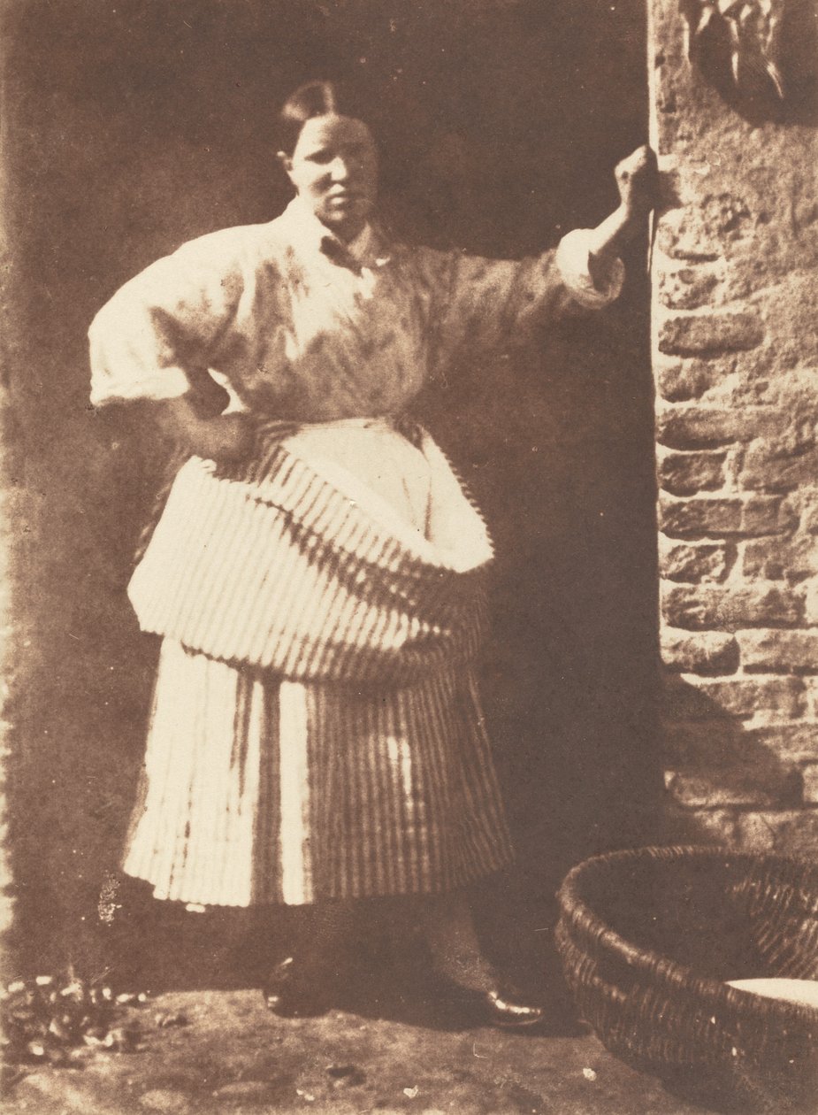 Une pêcheuse de Newhaven, 1844 - David Octavius Hill, Robert Adamson