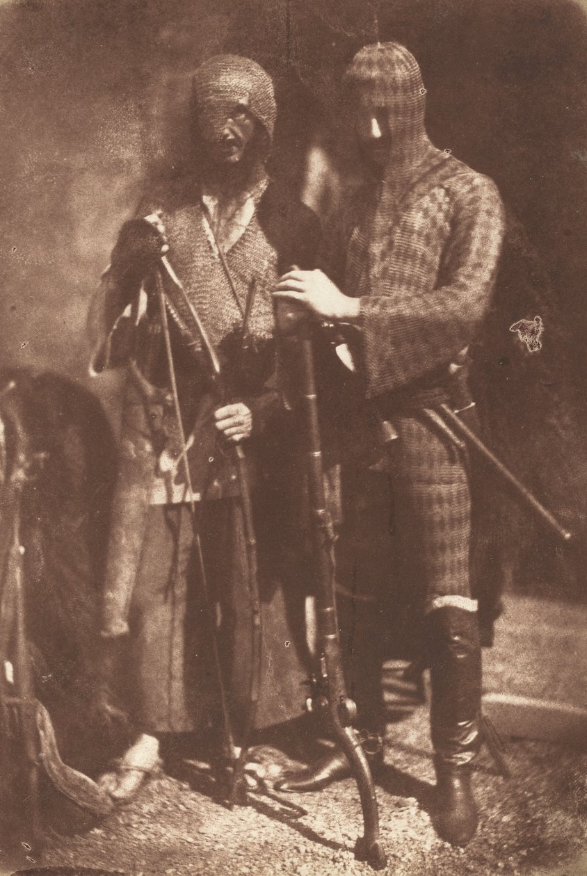 Armure Afghane ou Circassienne, 1843 - David Octavius Hill, Robert Adamson