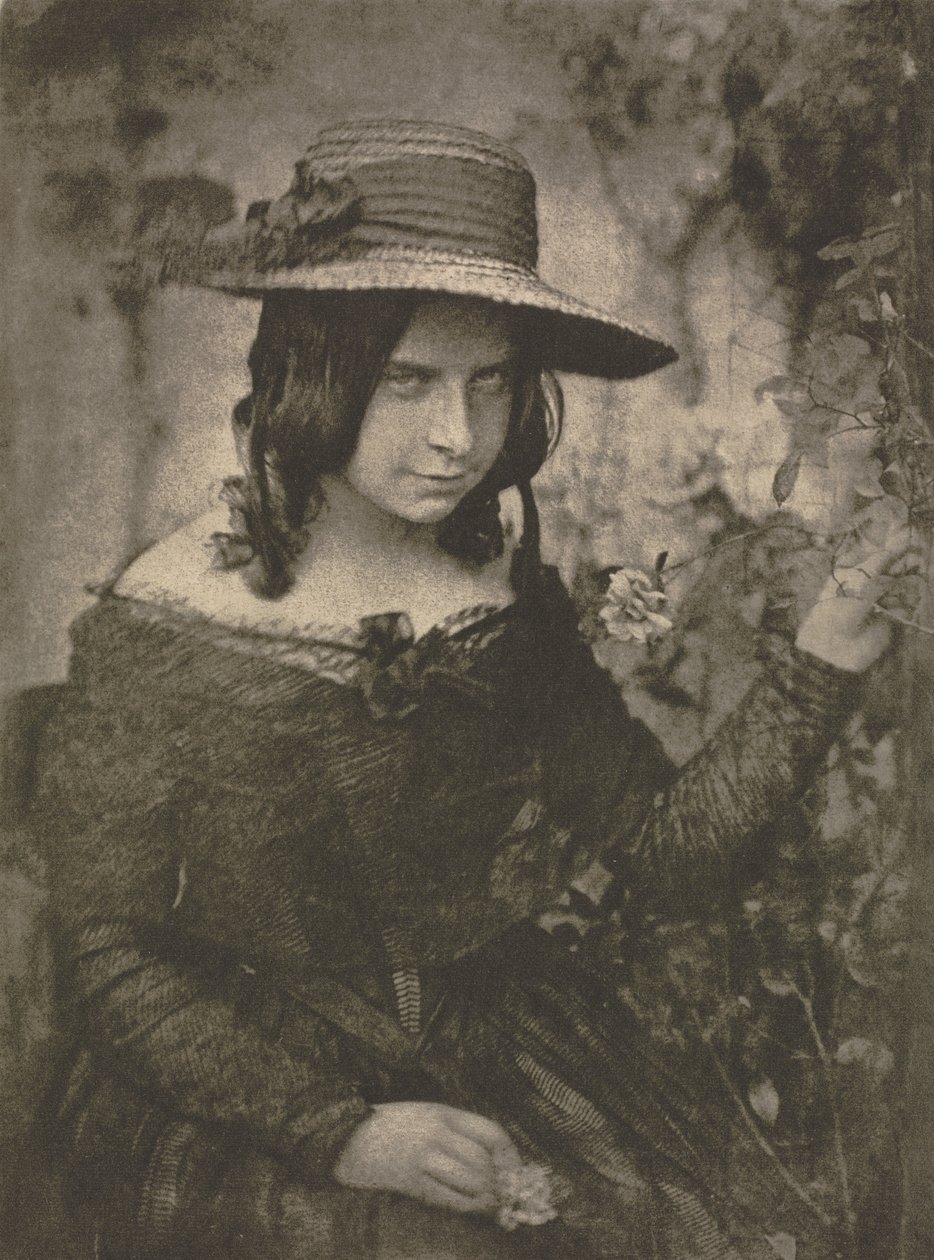 Camera Work : Fille au chapeau de paille, 1912 - David Octavius Hill, Robert Adamson