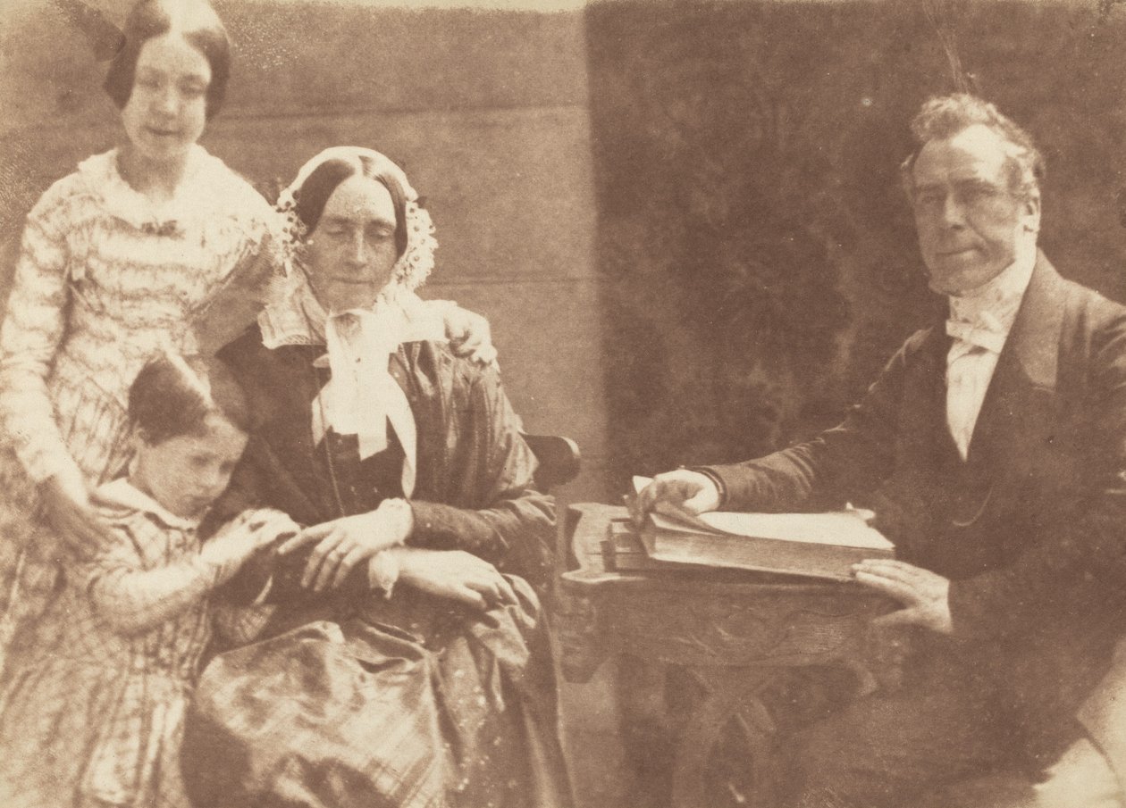 Rev Ebenezer Miller et famille - David Octavius Hill, Robert Adamson