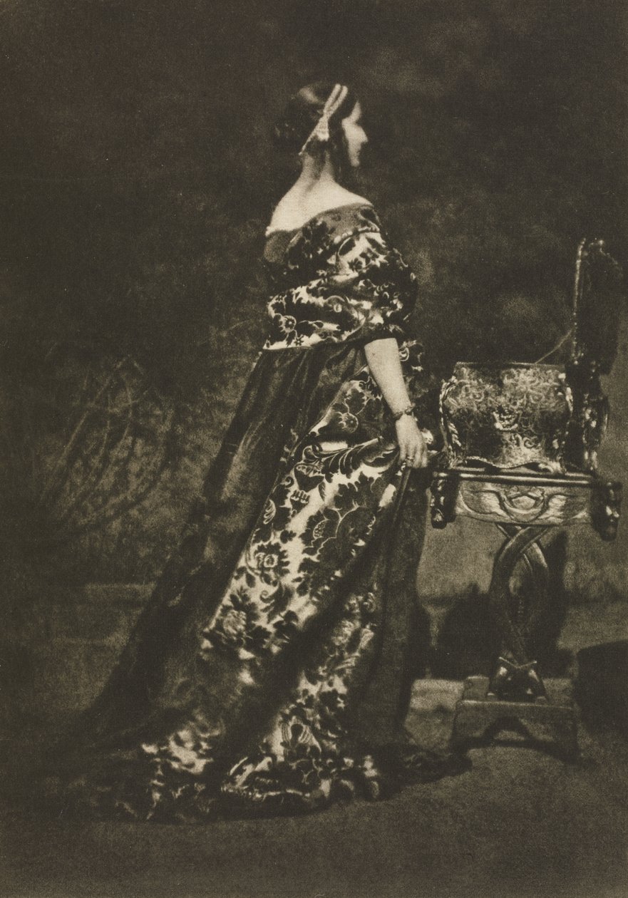 Portrait - La robe et le coffret - David Octavius Hill