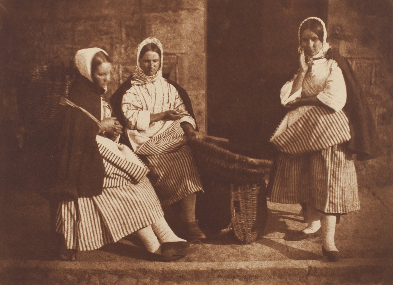 Mme Logan et deux femmes inconnues, Newhaven - David Octavius Hill