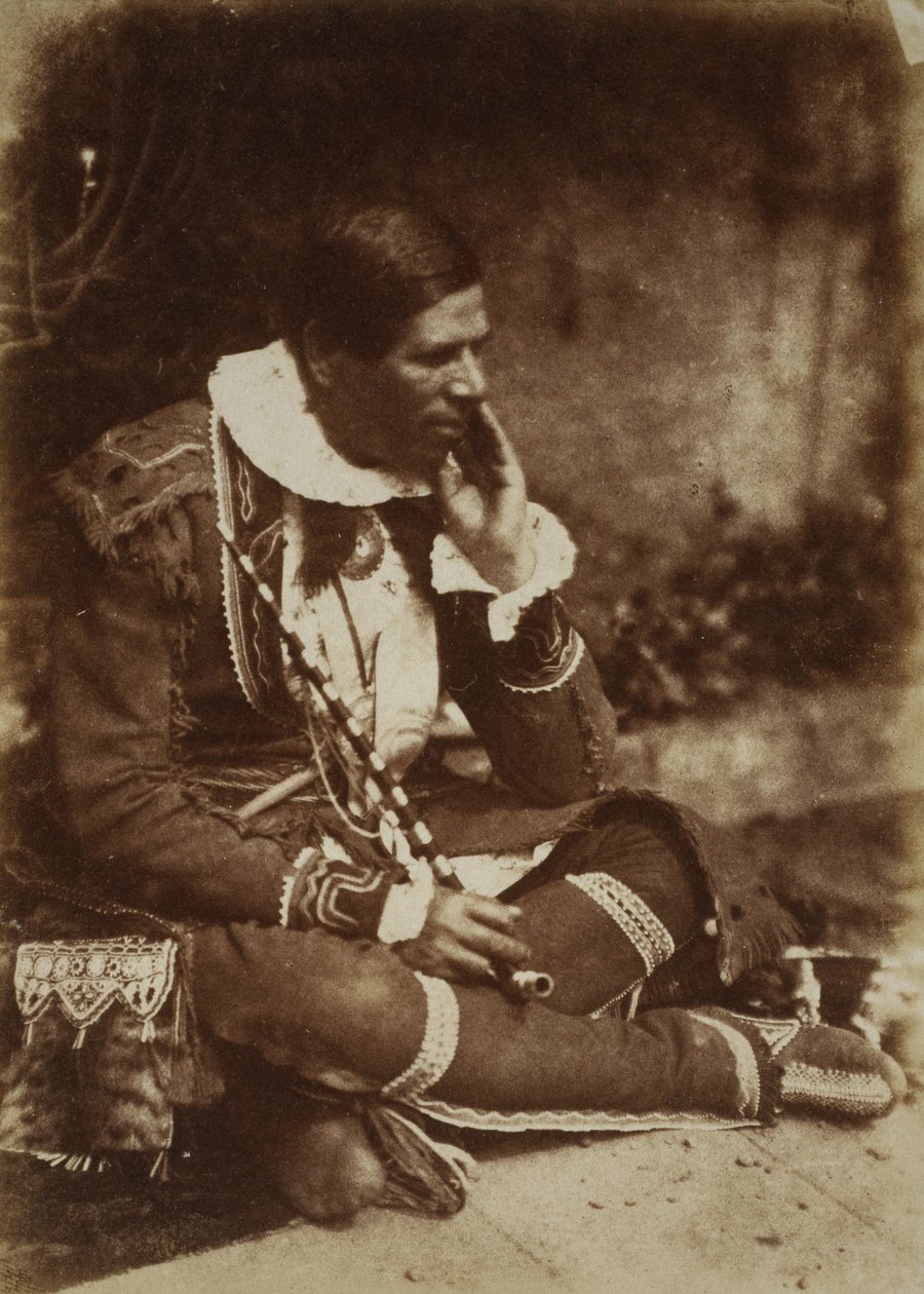 Rév. Peter Jones ou Kahkewaquonaby, 1802 - 1856. Chef indien et missionnaire au Canada - David Octavius Hill and Robert Adamson