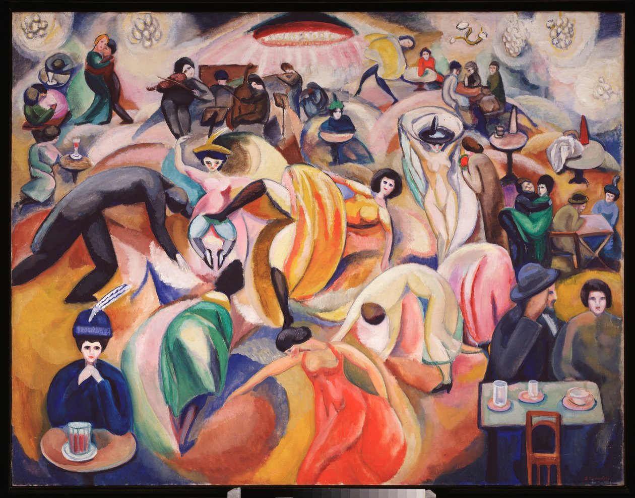 Un cabaret à Paris - David Petrovich Sterenberg