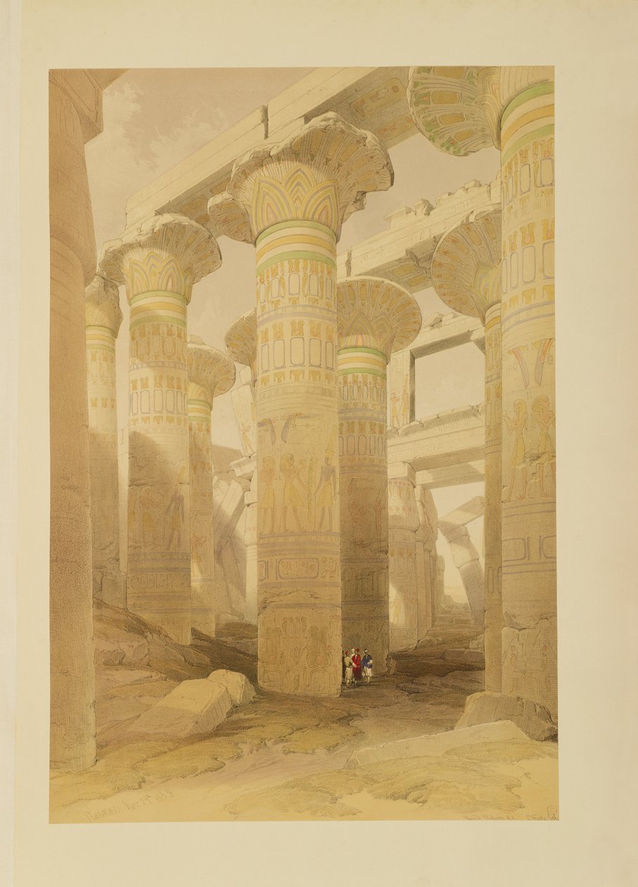 Salle des colonnes, Karnak, d