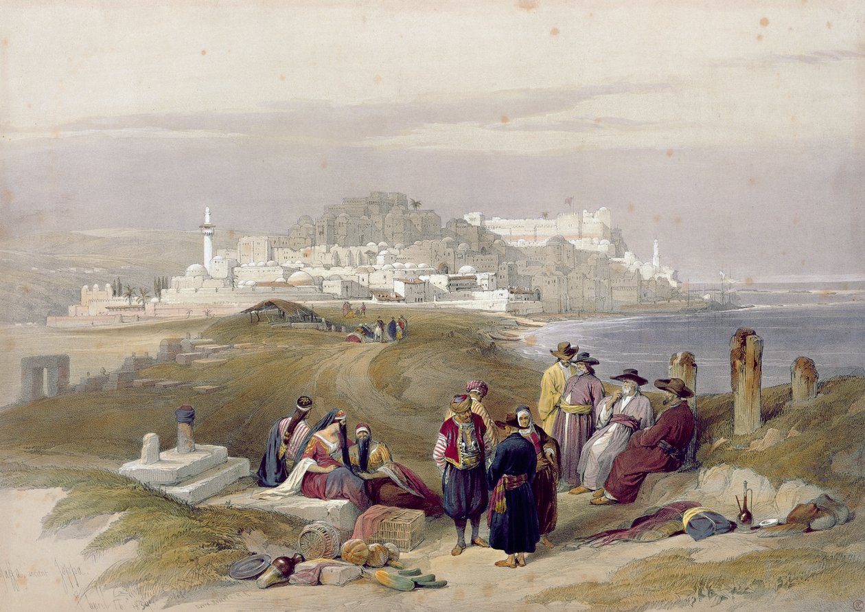 Jaffa, ancienne Joppé, 16 avril 1839, planche 61 du Volume II de 