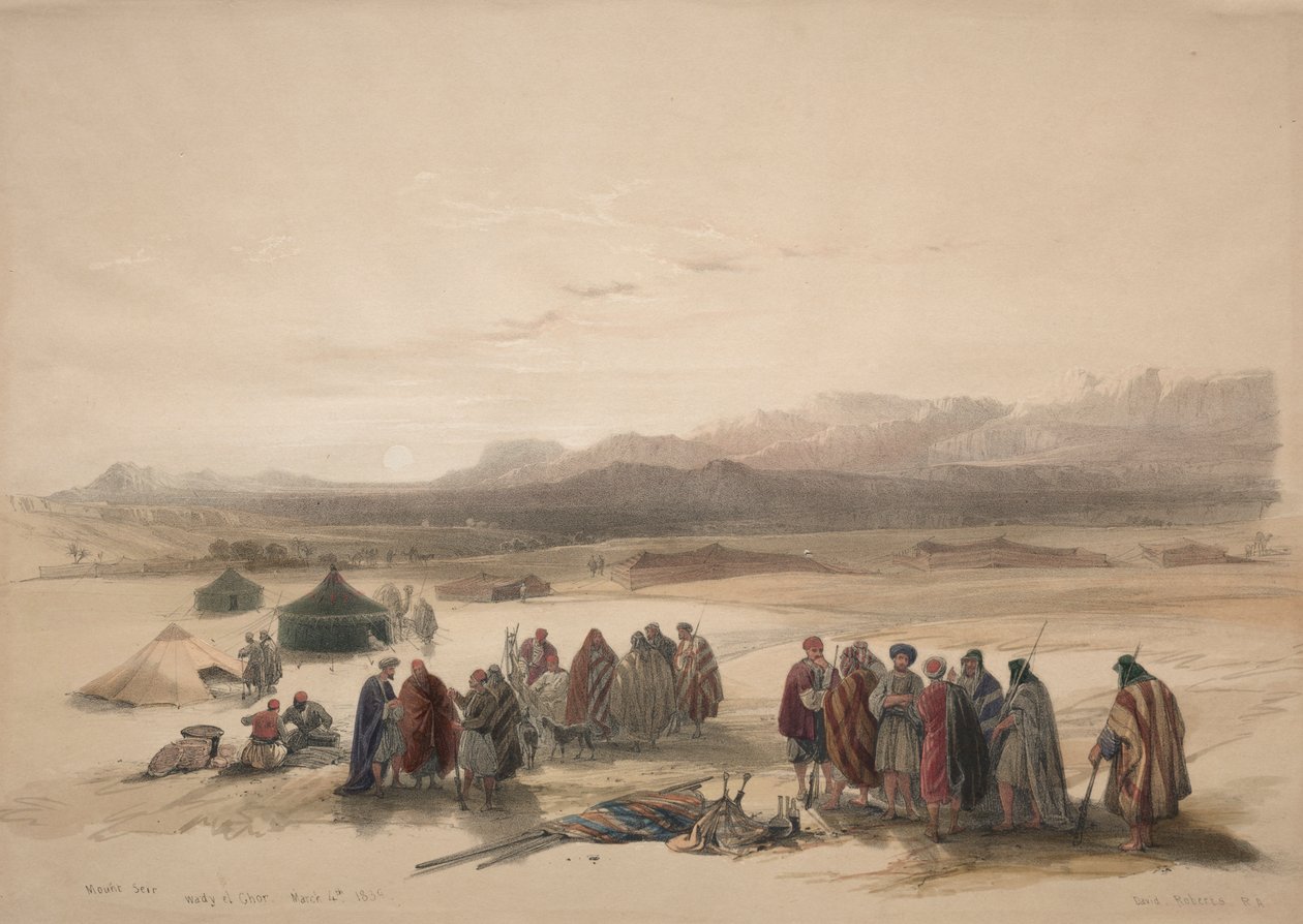 Mont Seir Wady el Chor - David Roberts