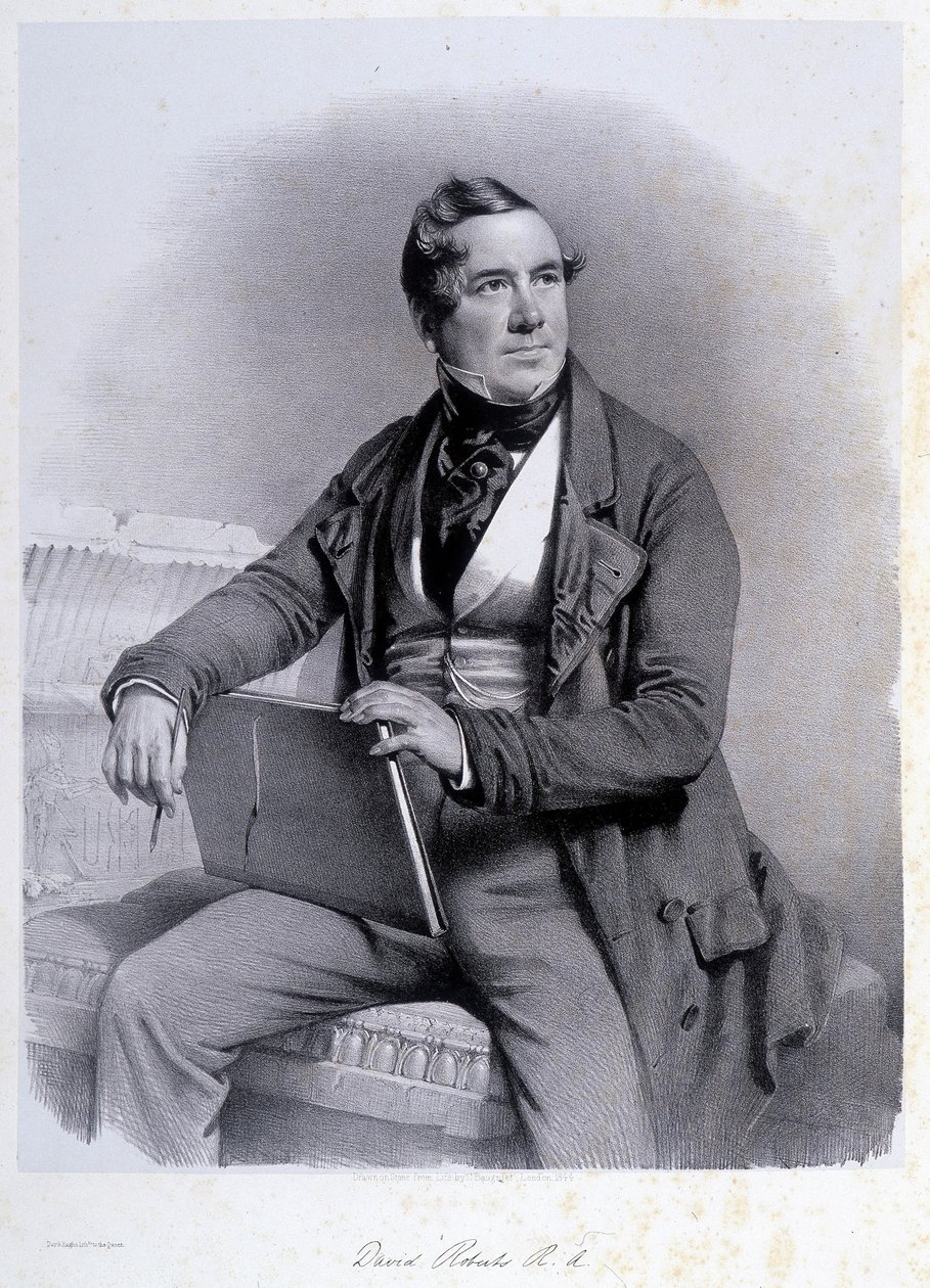 Portrait de David Roberts dans « La Terre Sainte », Londres 1849 - David Roberts