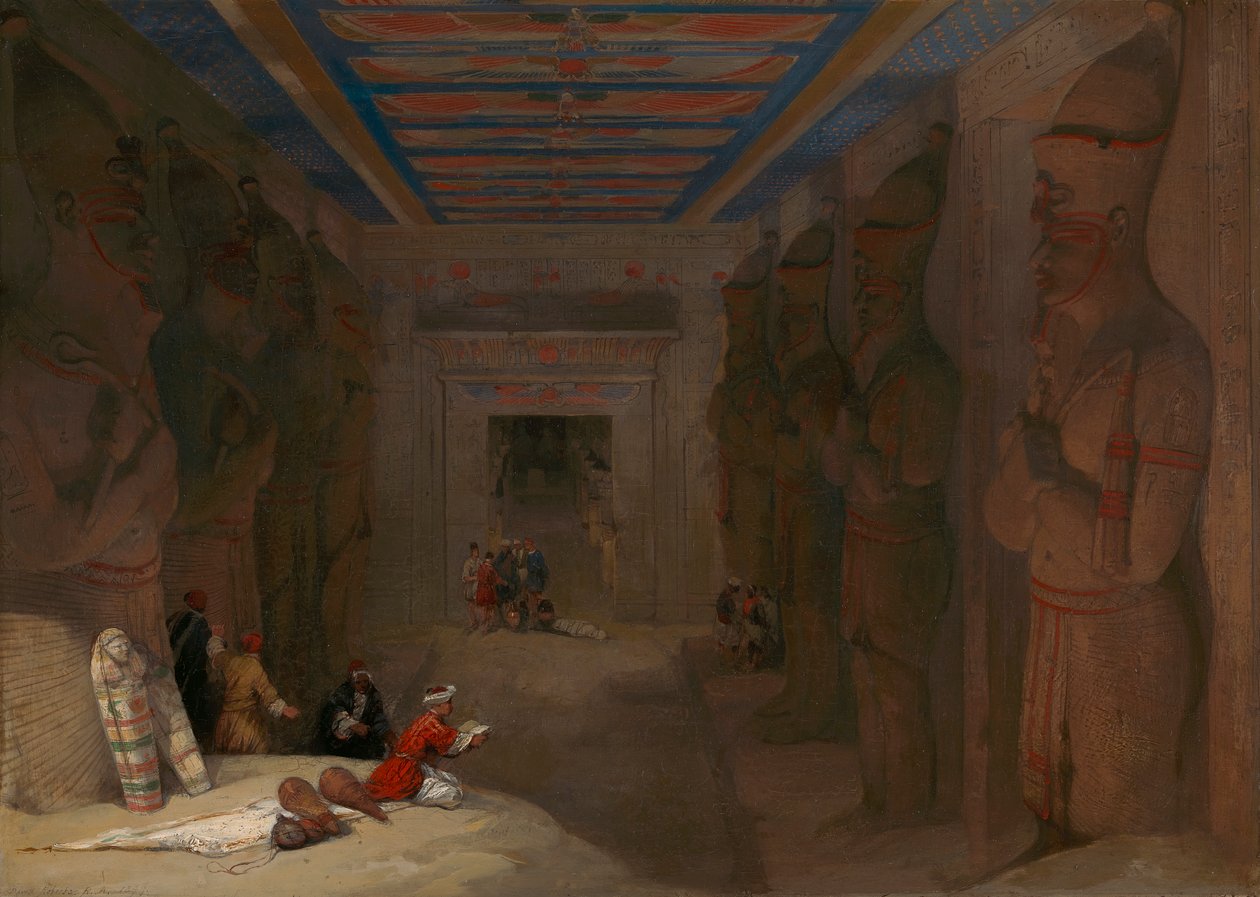 La salle hypostyle du grand temple d
