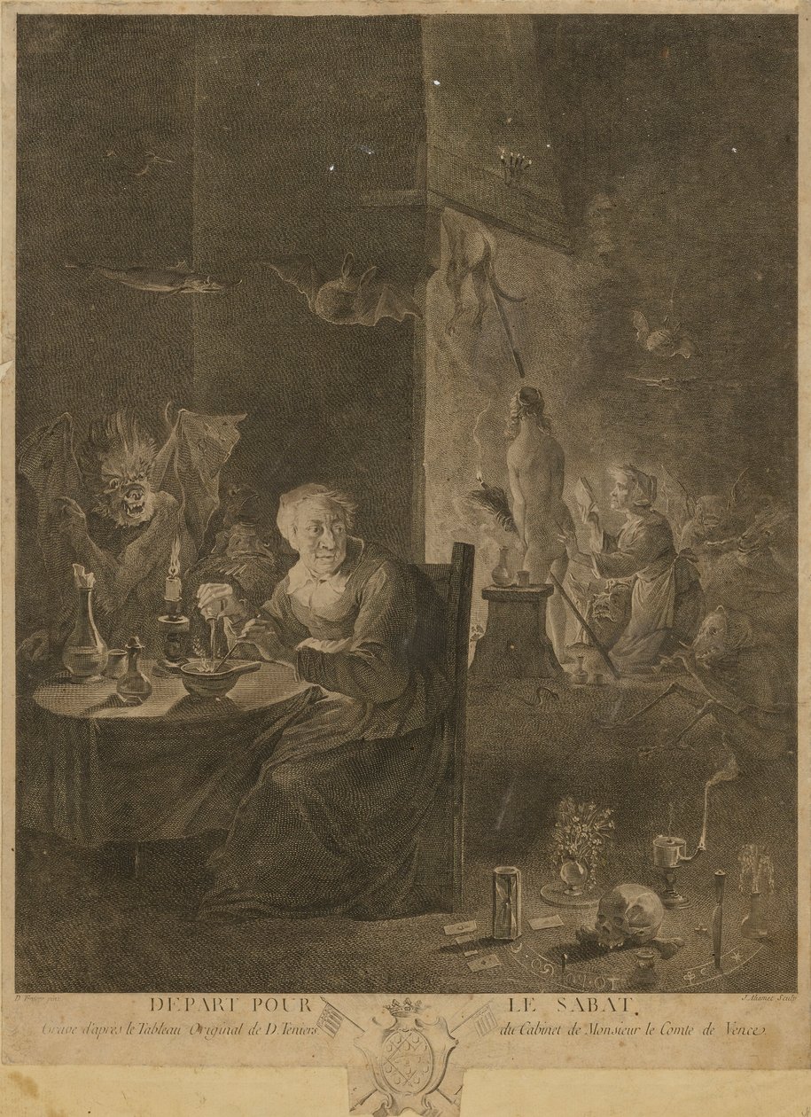 Depart pour le Sabat - David Teniers