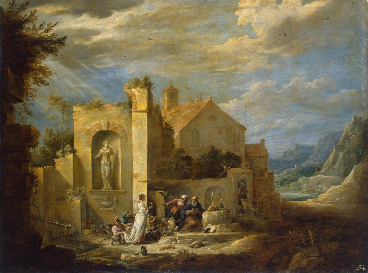 La Tentation de Saint Antoine - David Teniers the Younger
