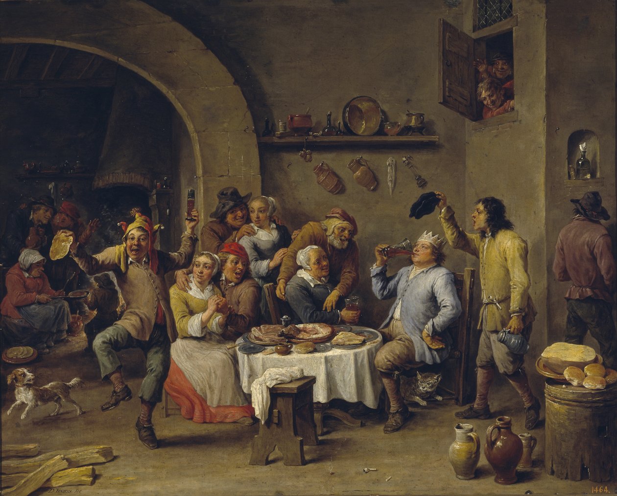 Le Roi des fèves Le Festin du Roi des fèves - David Teniers the Younger