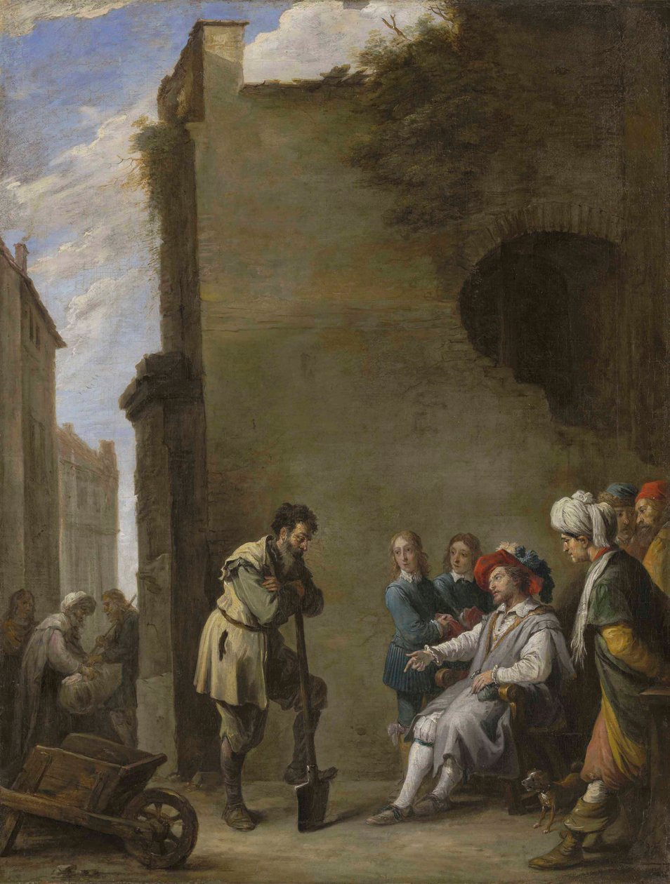 La parabole des ouvriers de la vigne - David Teniers the Younger