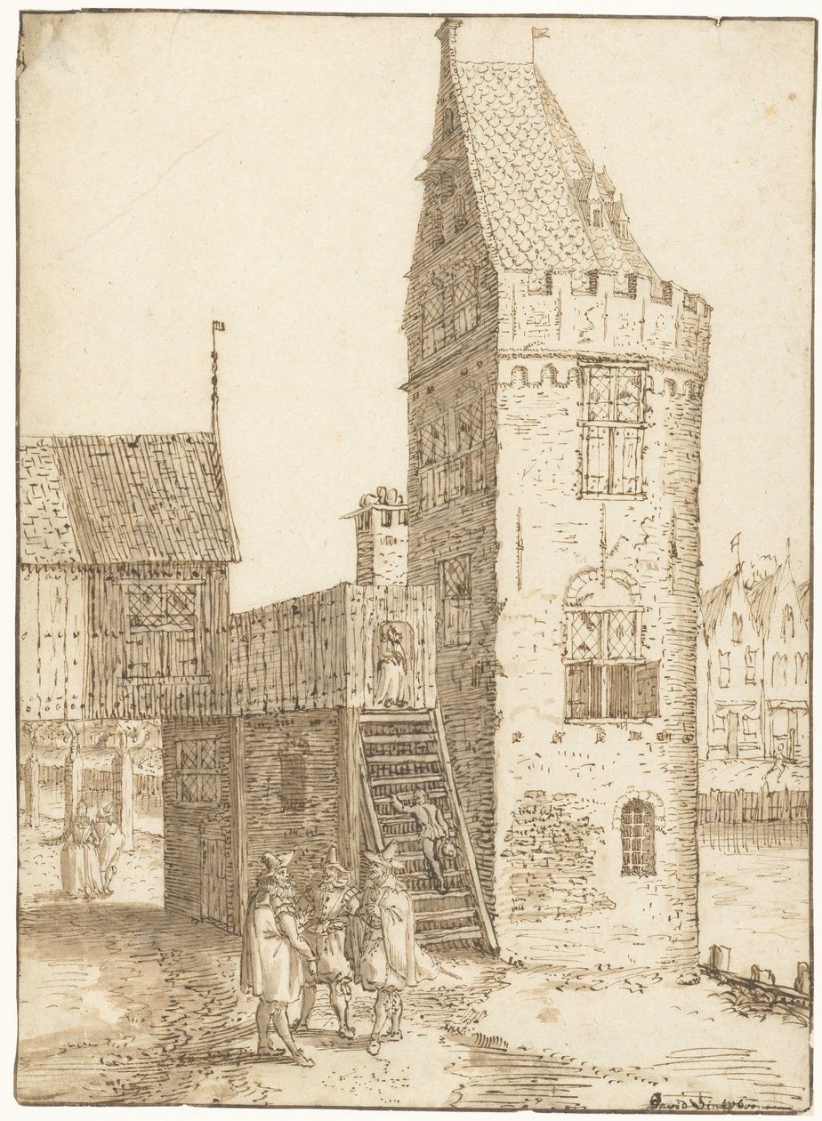 La tour Swijgh Utrecht à Amsterdam - David Vinckboons (I)