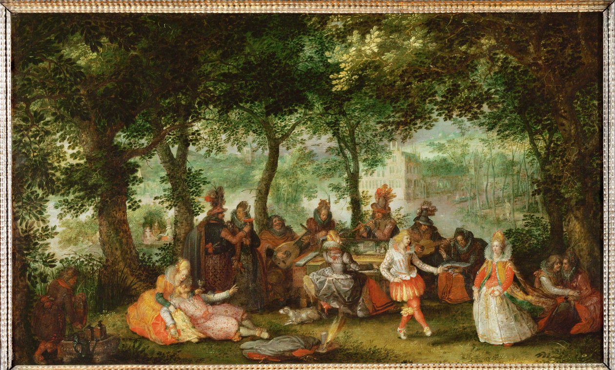 La fête à la campagne - David Vinckeboons