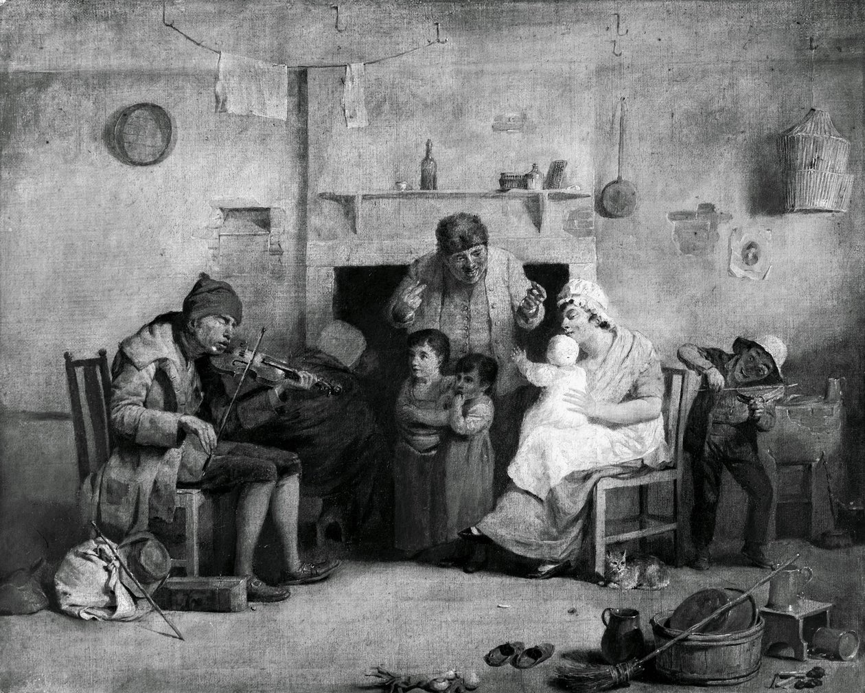 Le violoniste aveugle - David Wilkie
