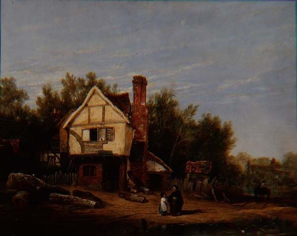 Paysage avec cottages - David Wilkie