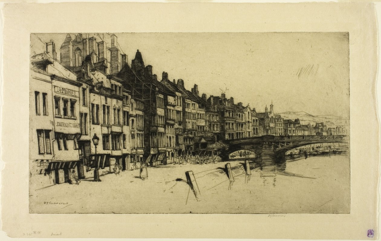 Dinant, planche neuf de la série belge - David Young Cameron