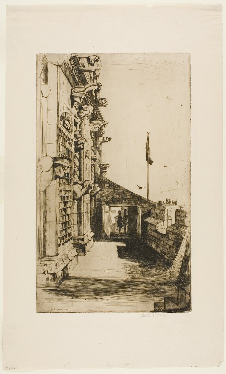 Les gargouilles, château de Stirling - David Young Cameron