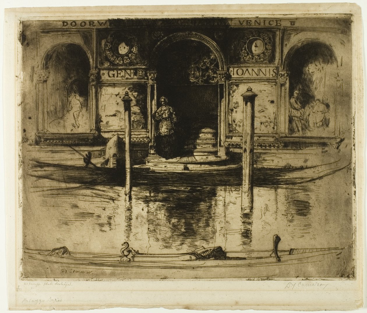 La porte du palais, planche 22 de la série du Nord de l