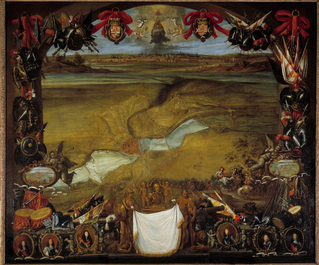 Valenciennes assiégée par les troupes françaises commandées par Henri de La Tour d