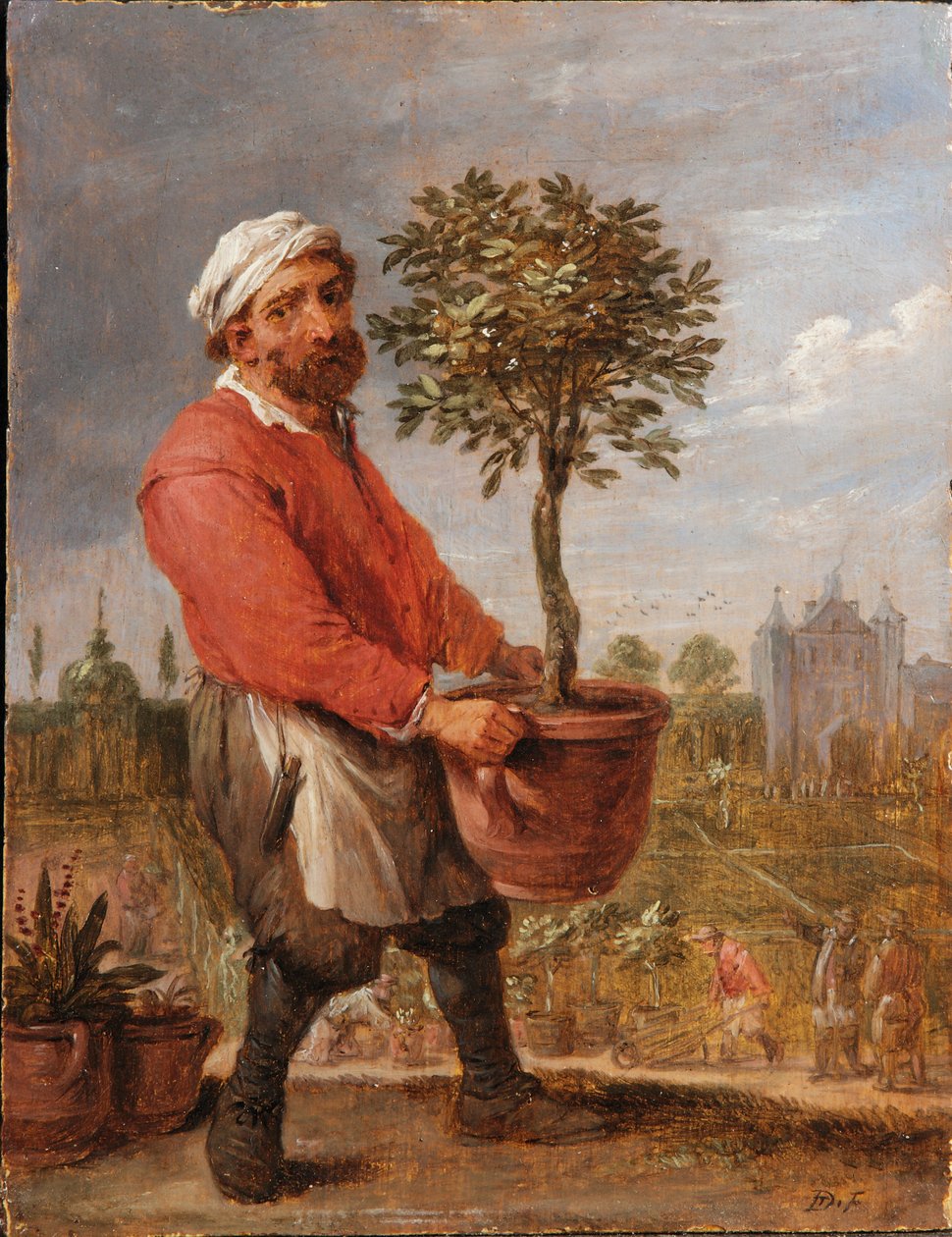 Allégorie des quatre saisons : Printemps - David Teniers the Younger