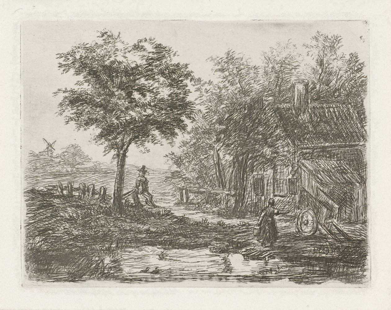 Ferme au bord de l