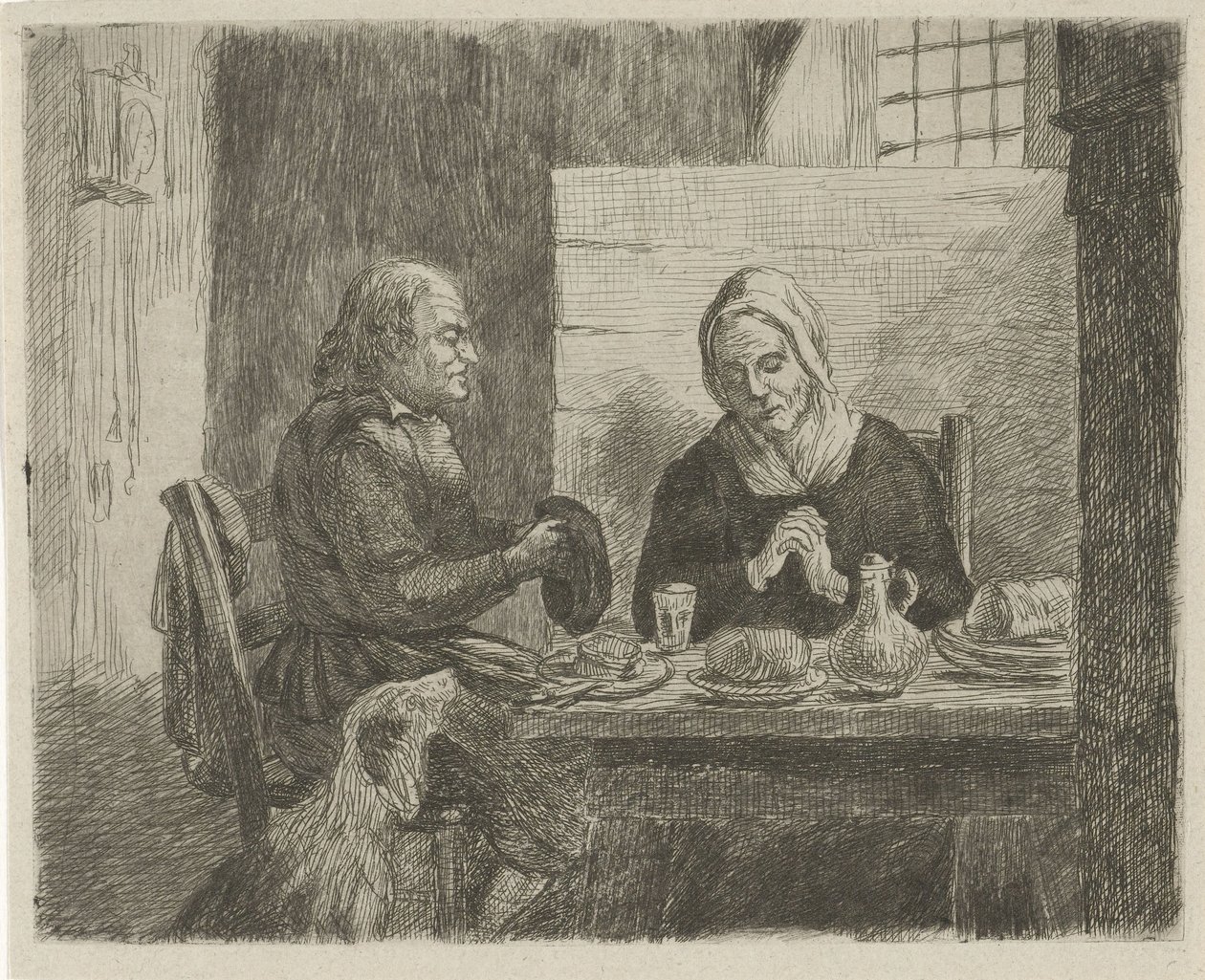 Prière avant le repas - David van der Kellen