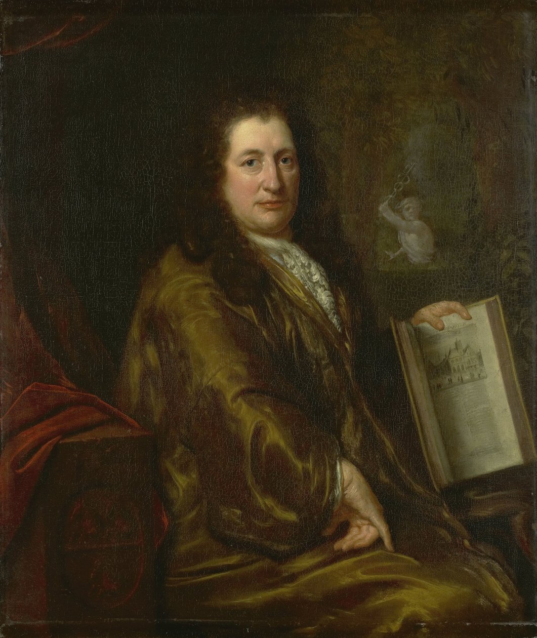 Portrait de Caspar Commelin, libraire, éditeur de journaux et auteur de l