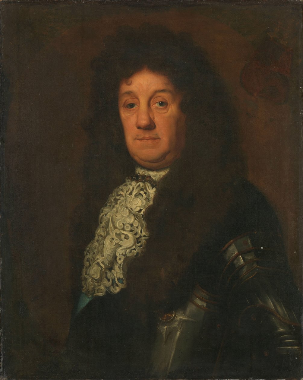 Portrait de Cornelis Tromp (1629-91), vice-amiral de Hollande et de Frise occidentale - David van der Plas