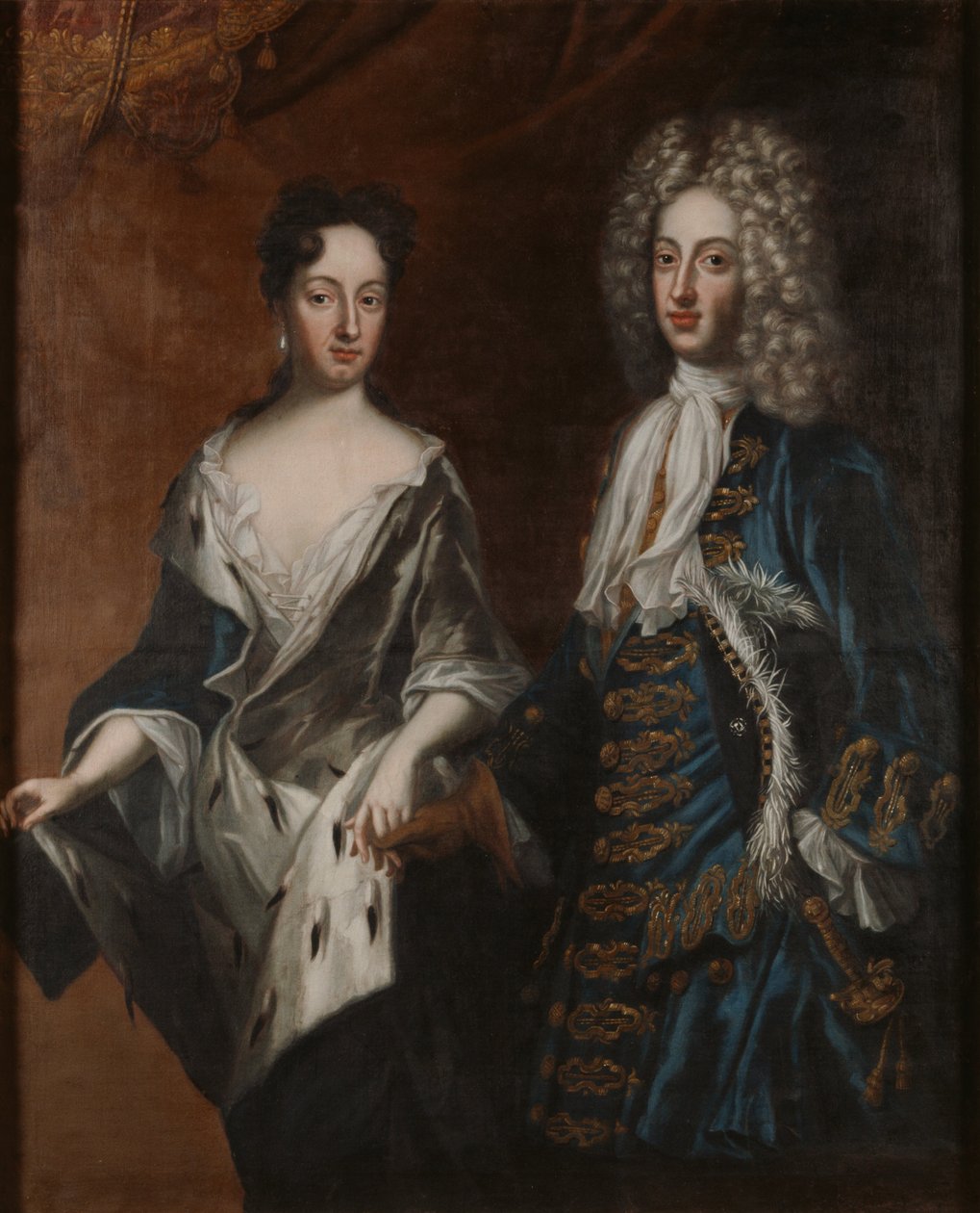 Frédéric IV (1671-1702), duc de Holstein-Gottorp, et son épouse Hedwige-Sophie (1681-1708), princesse suédoise - David von Krafft