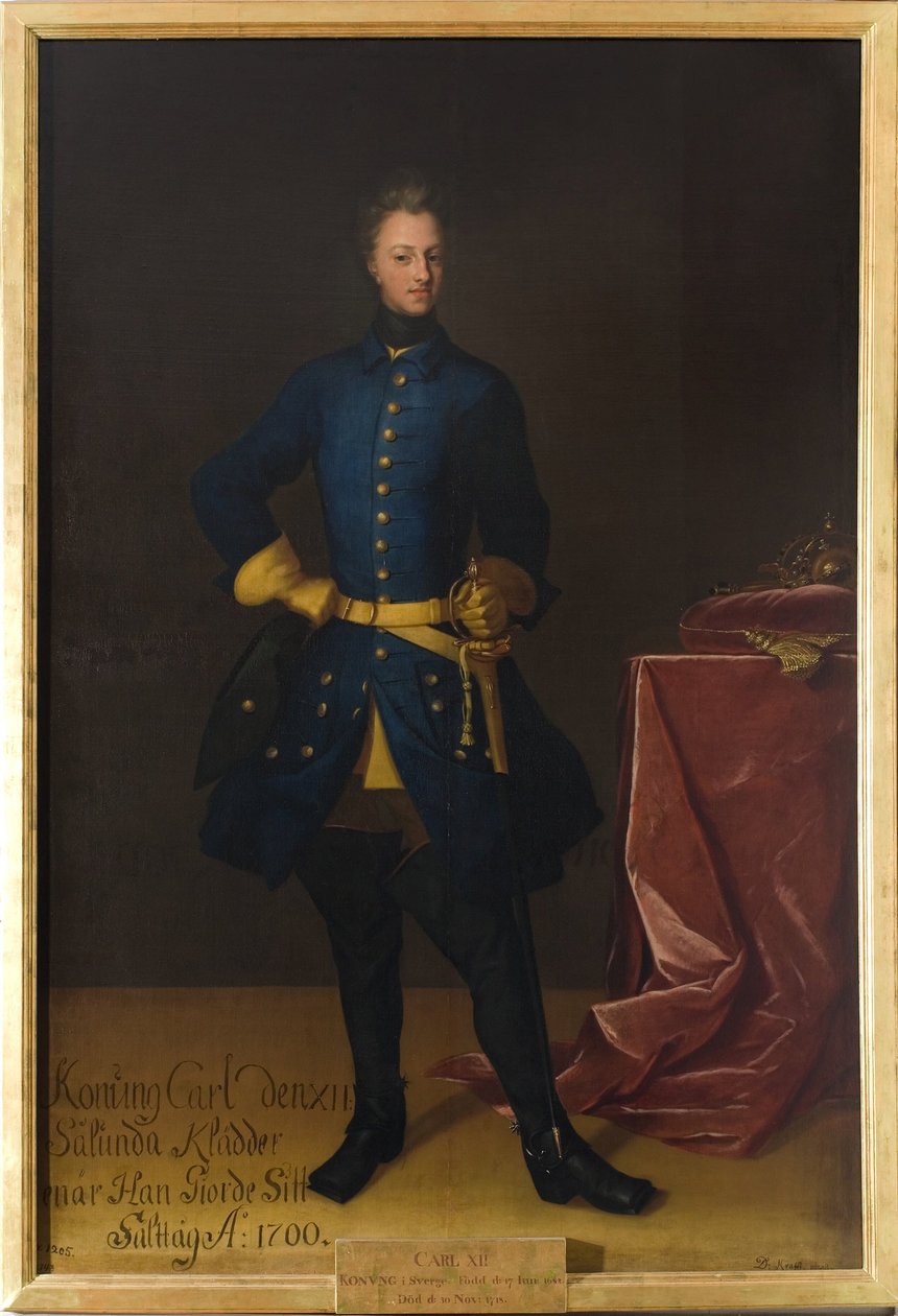 Charles XII, 1682-1718, roi de Suède, comte palatin de Zweibrücken - David von Krafft