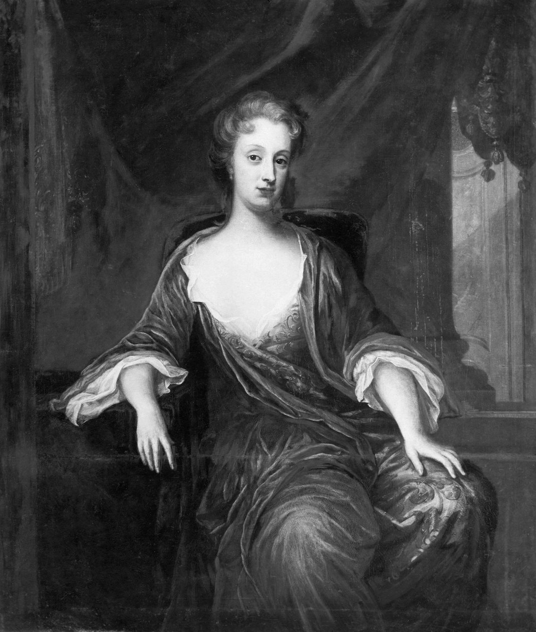 Femme inconnue, peut-être Hedvig Sofia de Suède - David von Krafft