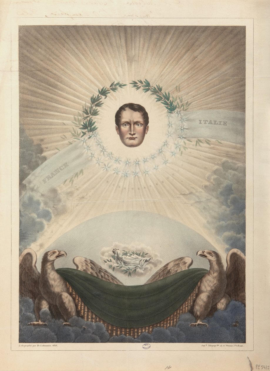 Allégorie de Napoléon entouré d
