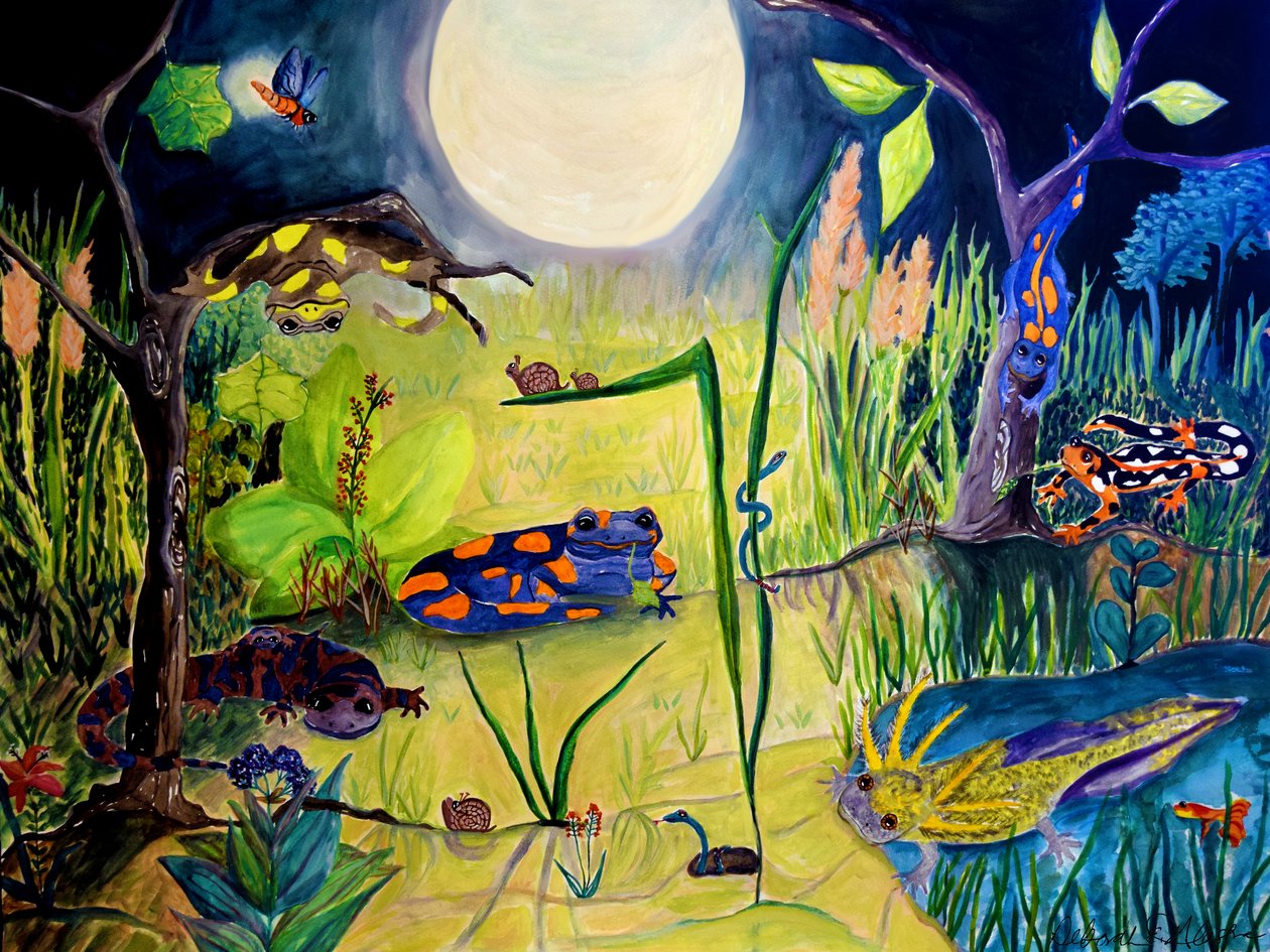 Awake While You Sleep, 2015 (aquarelle) - Deborah Eve Alastra