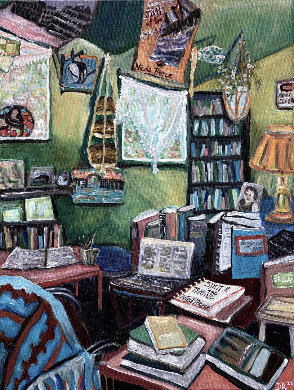 Esprit de Nicola, 2023 (acrylique sur toile) - Deborah Eve Alastra