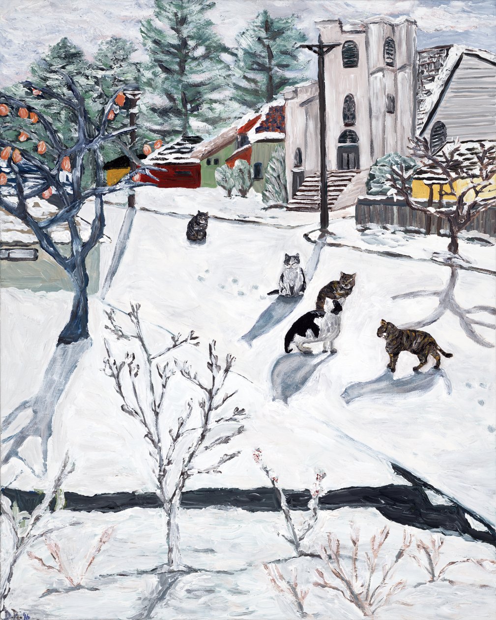 Hiver, 2018 (acrylique sur toile) - Deborah Eve Alastra