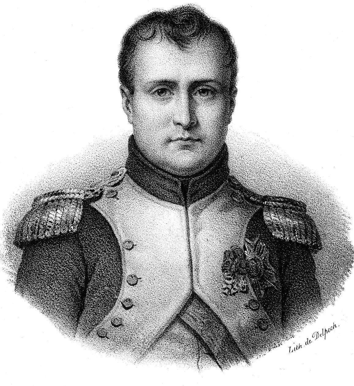 Napoléon Ier Bonaparte 1769-1821, Empereur de France à partir de 1804, vers 1830 - Delpech