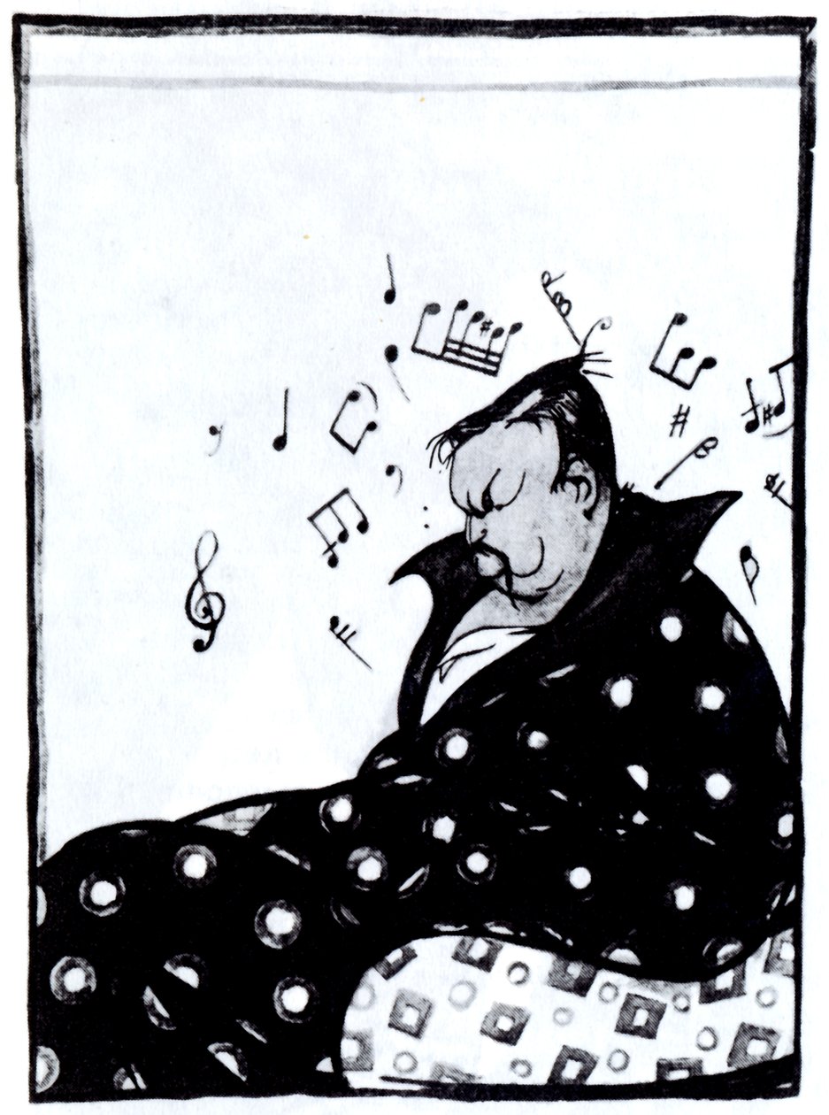 Compositeur Alexandre Glazounov 1865-1936, 1915 - Deni